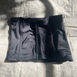 Black vintage corset top